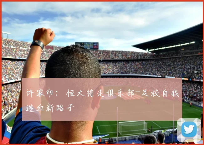 许家印：恒大将走俱乐部-足校自我造血新路子