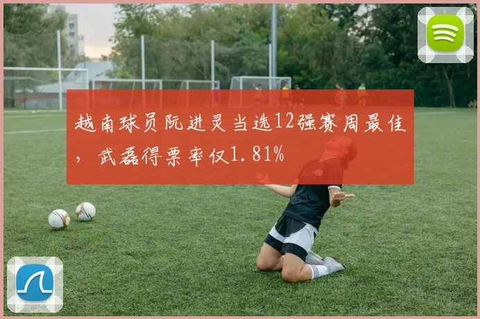 越南球员阮进灵当选12强赛周最佳，武磊得票率仅1.81%